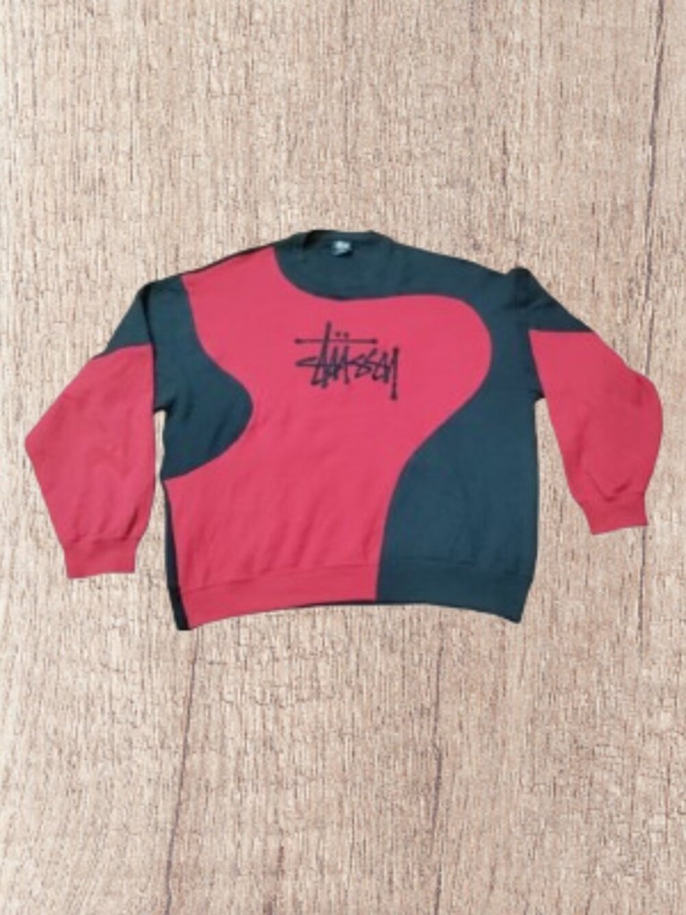 Stussy Vintage Reworked Embroidered Unisex Sweatshirt